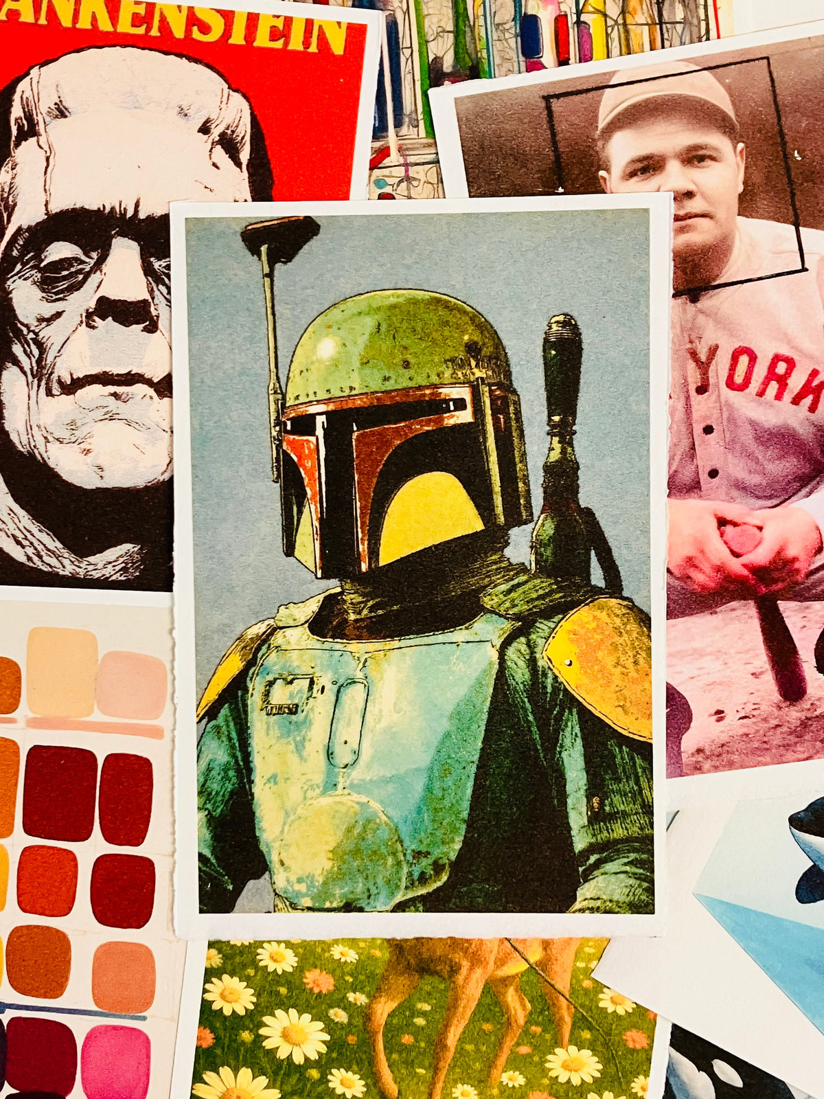 1960s Vintage French Art Paper Prints