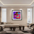 Wonder Woman Luxury Pop Art Print - Hermès & Louis Vuitton - 24"x24" Canvas