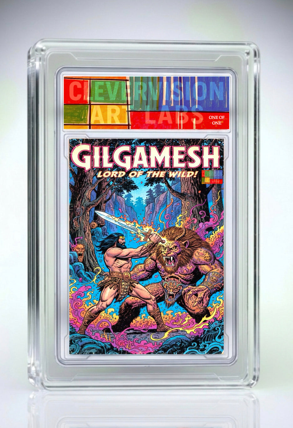 Comic book cover of 'Gilgamesh, Lord of the Wild' with a CGC grading label.