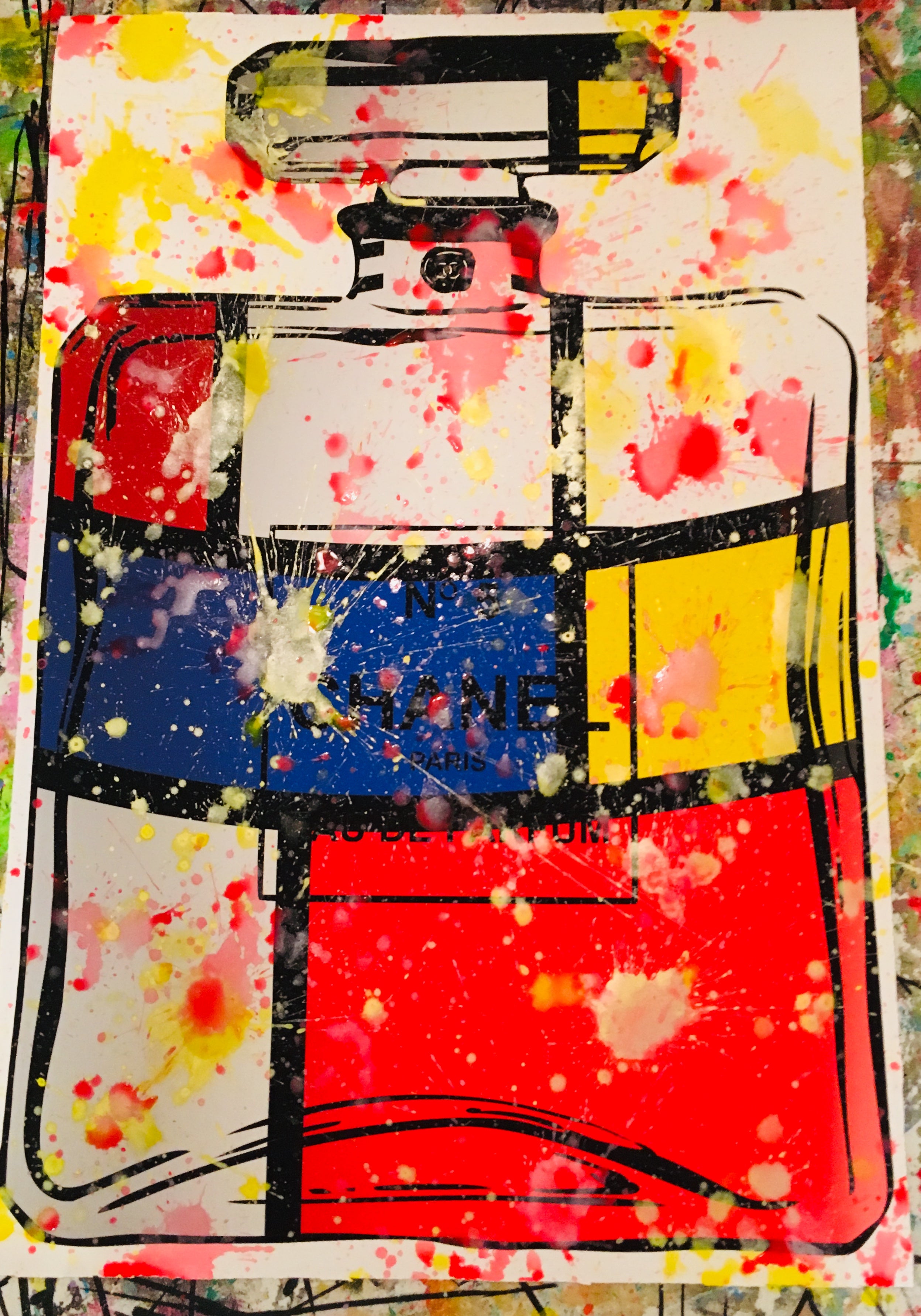 Parfum Splash No. 5 Pop Art Print