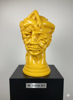 Resin Head Sculpture - Choose Colorway