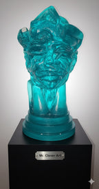 Resin Head Sculpture - Choose Colorway
