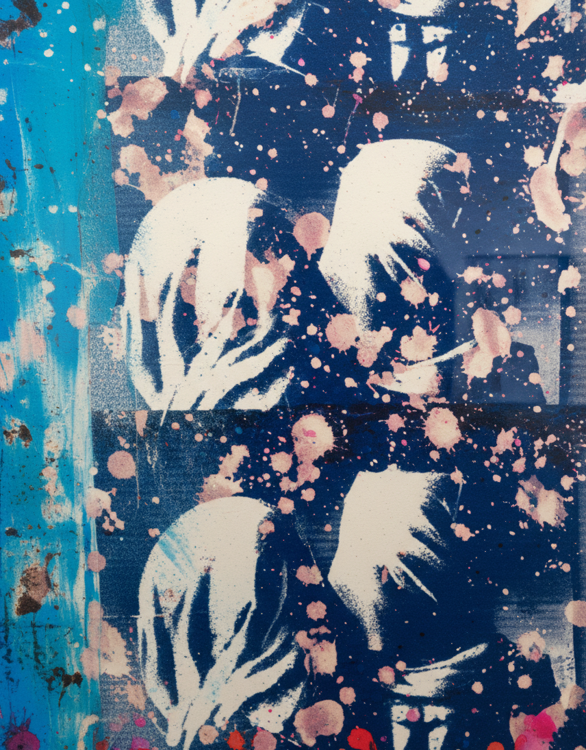 Internet Lovers Pop Art Print - Iconic Social Lovers Street Art - 30x24 inch