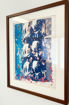 Internet Lovers Pop Art Print - Iconic Social Lovers Street Art - 30x24 inch