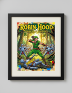 Robin Hood Pop Art Print