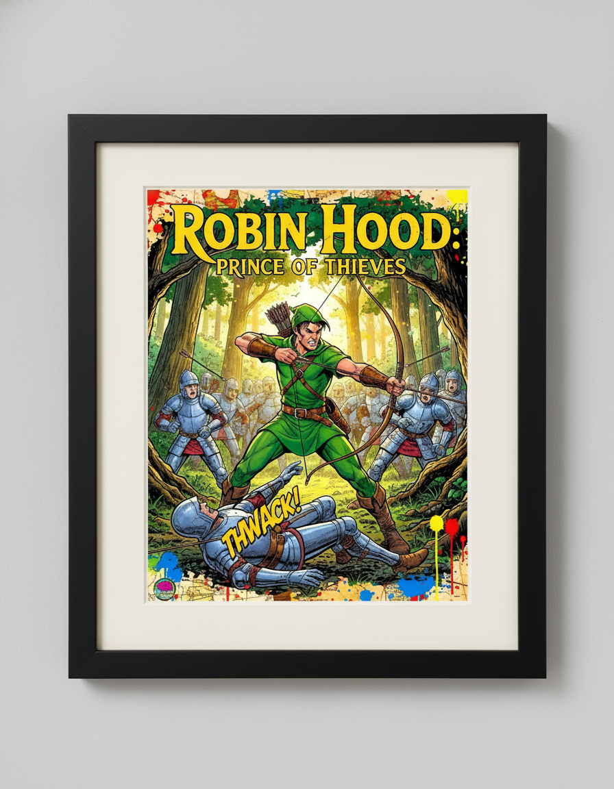 Robin Hood Pop Art Print