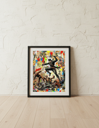Zorro Action Art Print