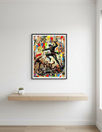 Zorro Action Art Print