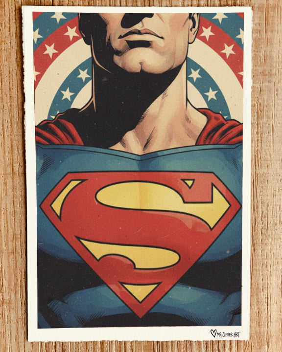 70s Vintage Paper Superman