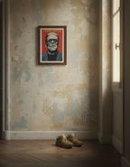 Frankenstein Pop Art Print on 70 Year Old French Paper