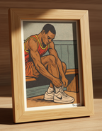 G.O.A.T Pop Art Print on Vintage 70 Year Old French Paper 1/1