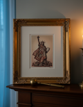 Liberty Luxe Statue of Liberty Luxury Fashion Art Print on 70 Year Old French Paper