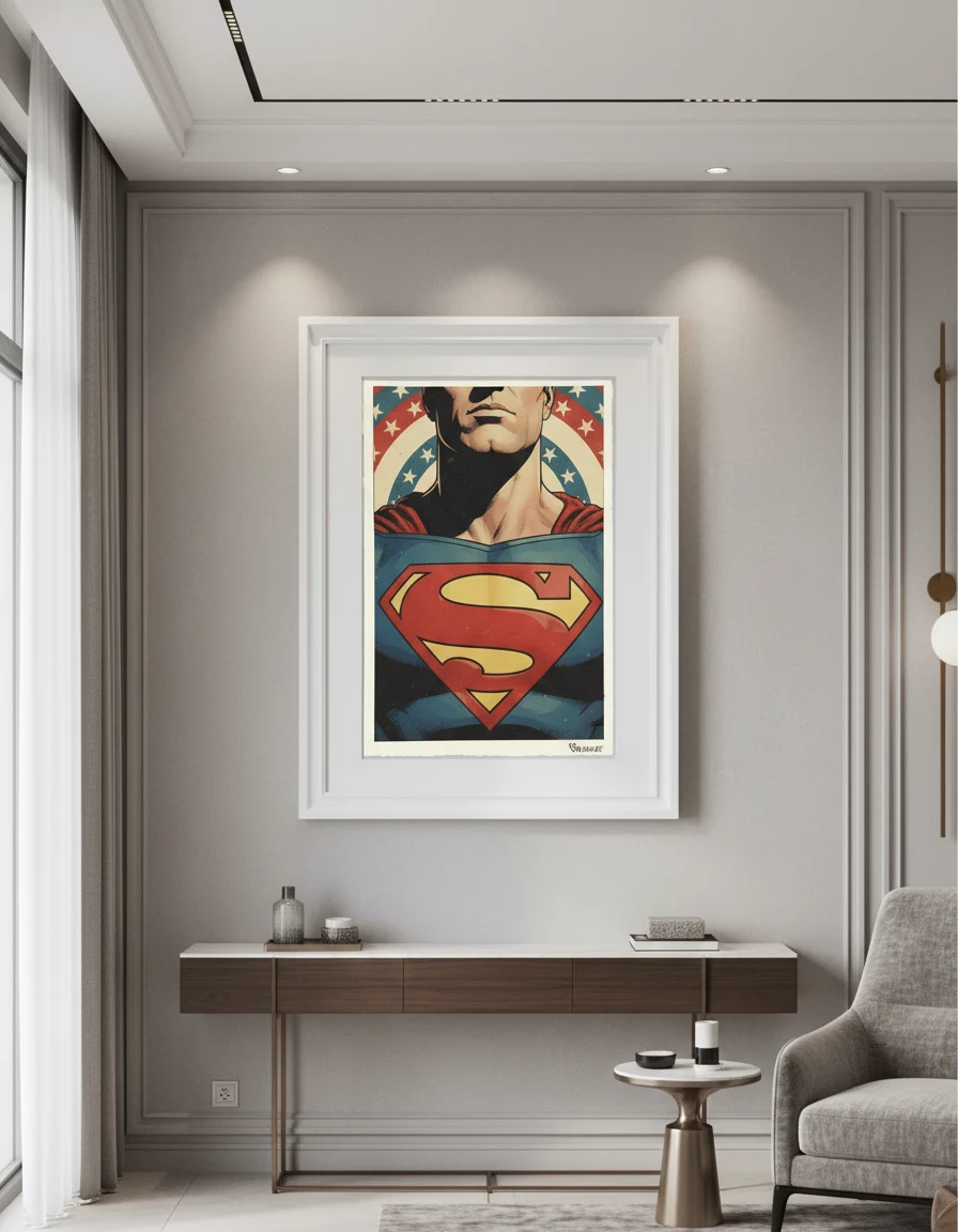 70s Vintage Paper Superman