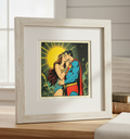 Wonder Kiss Pop Art Print on Authentic 70 Year Vintage French Paper