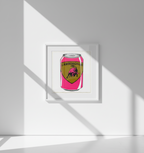 Lambo Soda Pop Can Street Art Fine Art Print | Art Print or Canvas Gallery Wrap
