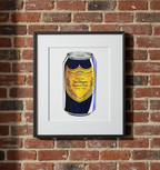 Champagne Soda Pop Can Street Art Fine Art Print