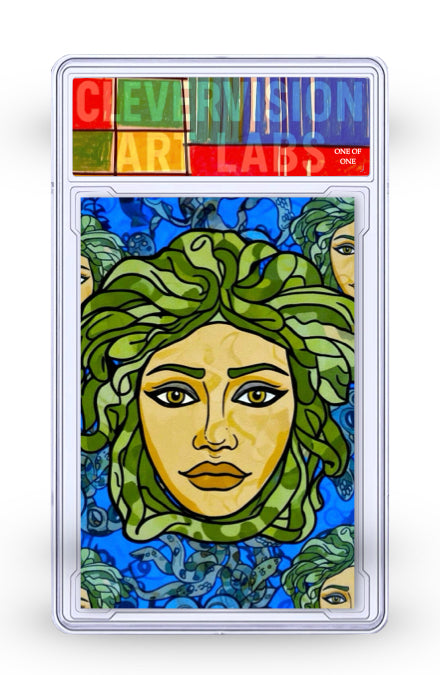 Medusa Pop Holo Art 1/1 Acrylic Luxury Slabbed Card