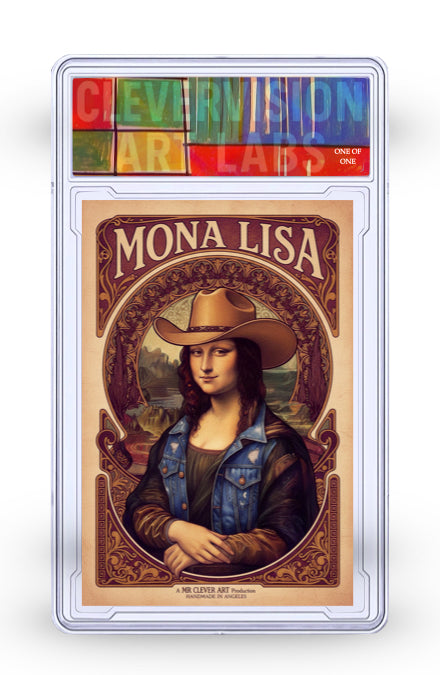 Mona Lisa Cowboy 1/1 Acrylic Card Slab