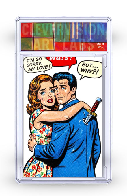 Vintage Romance Comic 1/1 Acrylic Card Slab