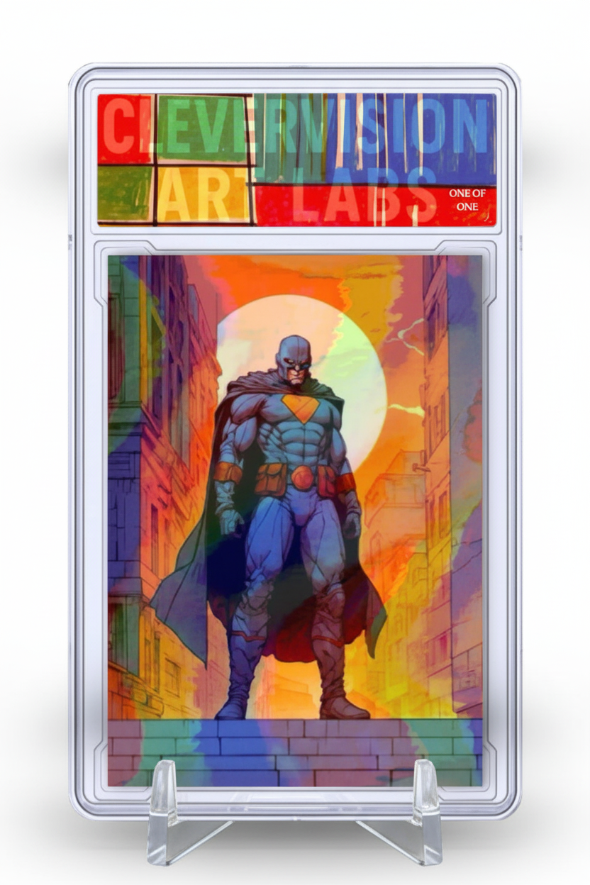 Cosmic Guardian Holographic 1/1 Luxury Acrylic Art Card Slab