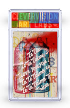 Je t'aime Spray Can Street Art 1/1 Luxury Acrylic Slabbed Art Card