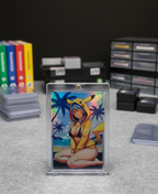 PokeHot Rare Holographic Artist Trading Card - Pikachu Style by CleverVision Art Labs