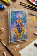Clothesline Superhero Holographic Artist Trading Card