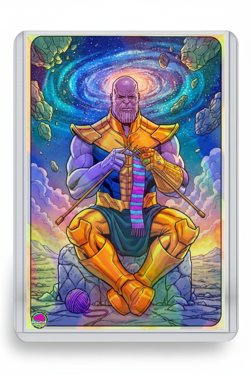 Thanos Aftermath Holographic Artist Trading Card