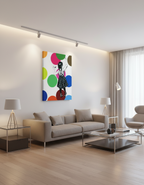 Graffiti Girl Bold Street Art Print