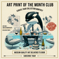Art Print of the Month Club | Subscription Based | 18x24 Museum Quality Fine Art Prints