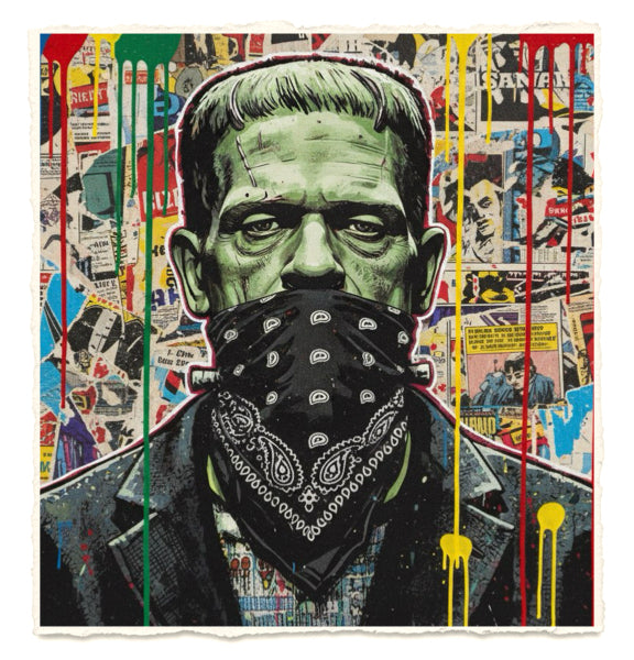 Frankenstein Bandidos Pop Art Limited Edition Print