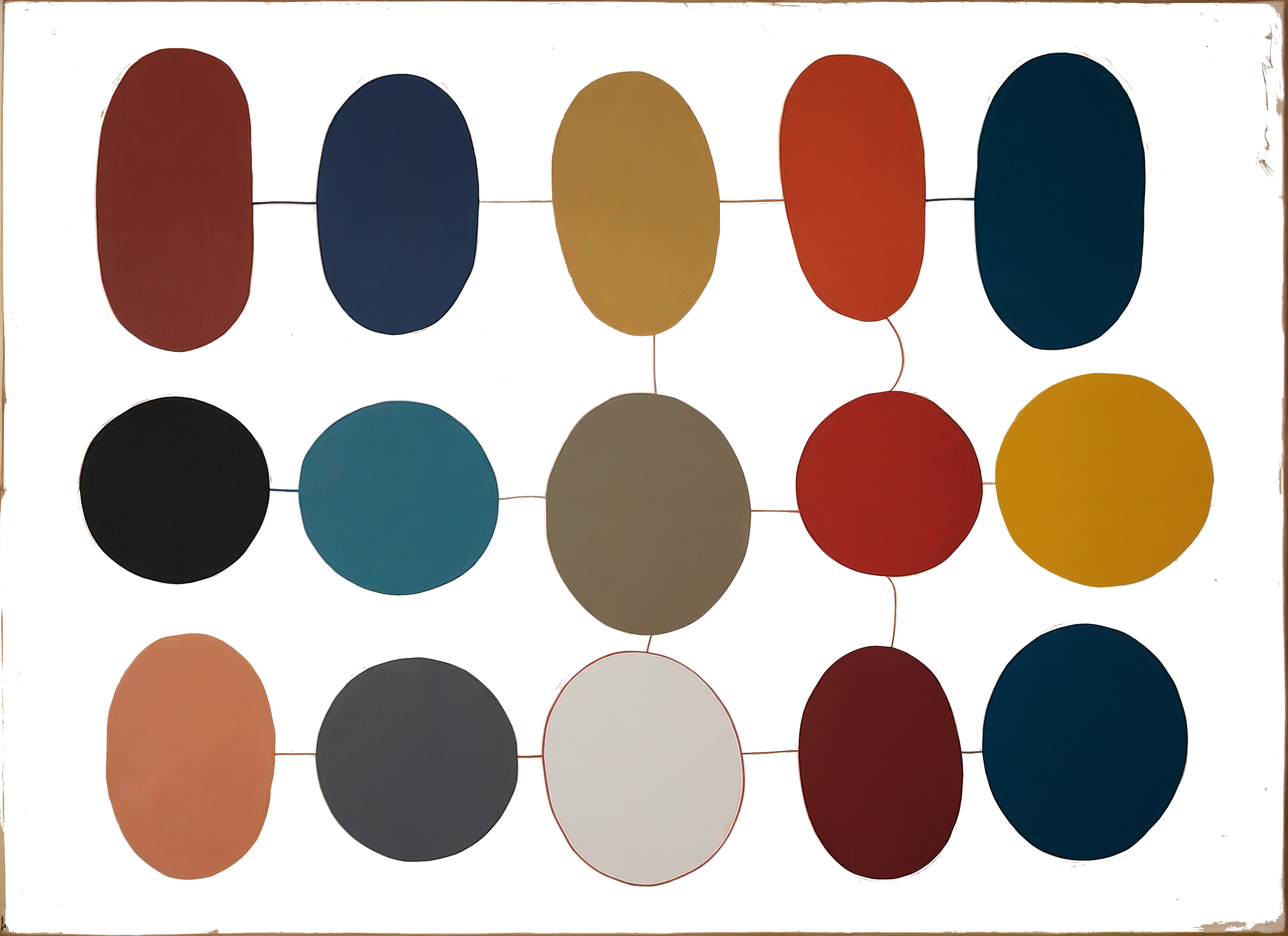 Minimalist Art Print Mid-Century Modern Abstract