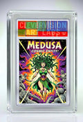 Medusa Cosmic Entity 1/1 Luxury Acrylic Art Card Slab by Mr. Clever Art