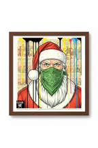 Framed Santa