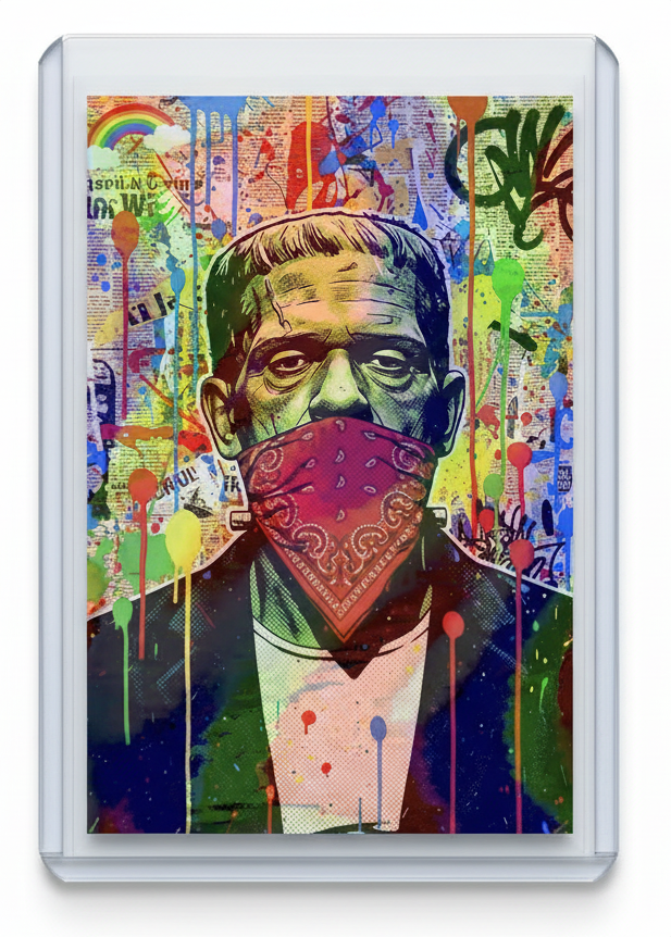 Frankenstein Slabbed Card