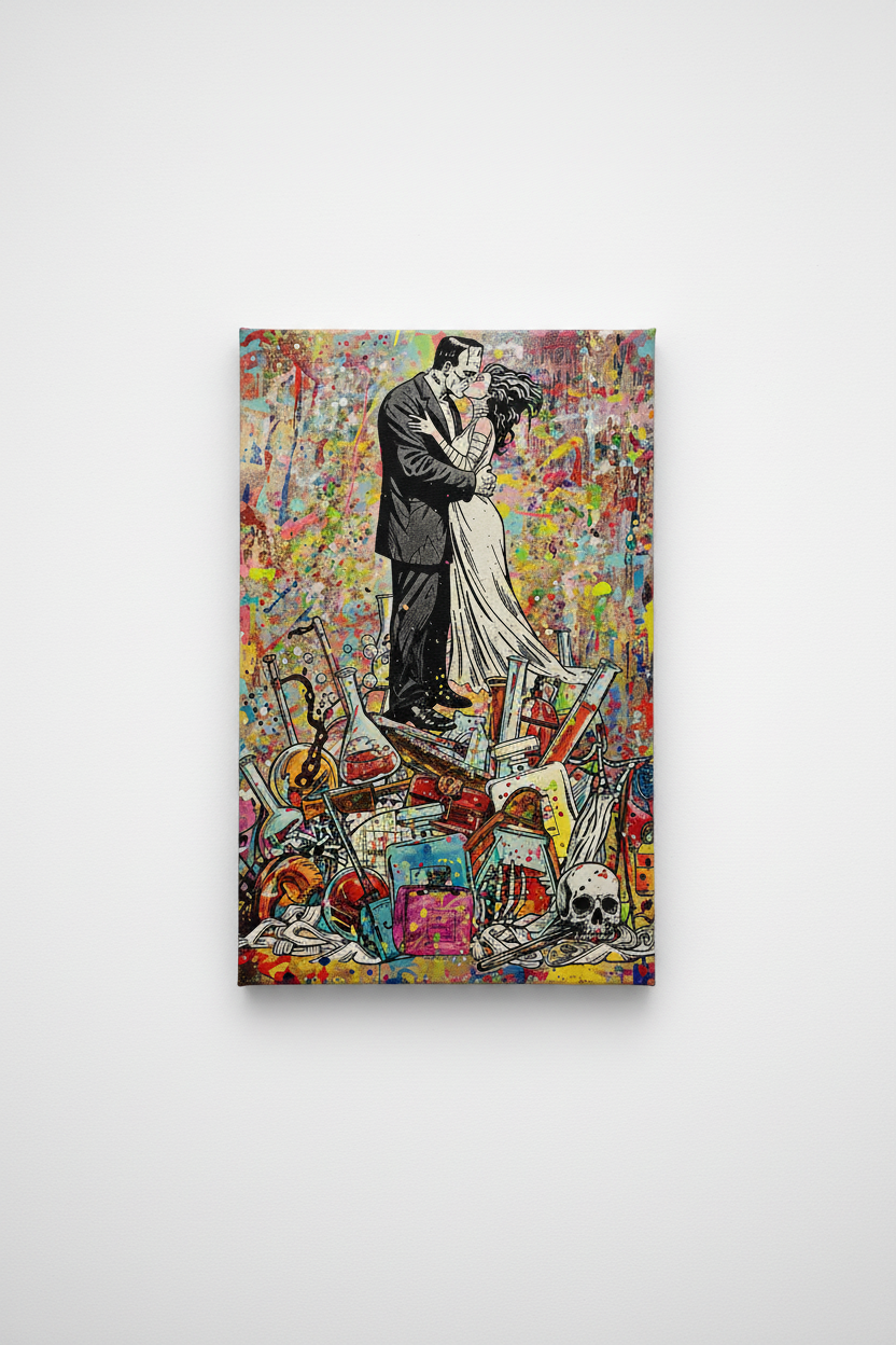 Monster Love Canvas Print