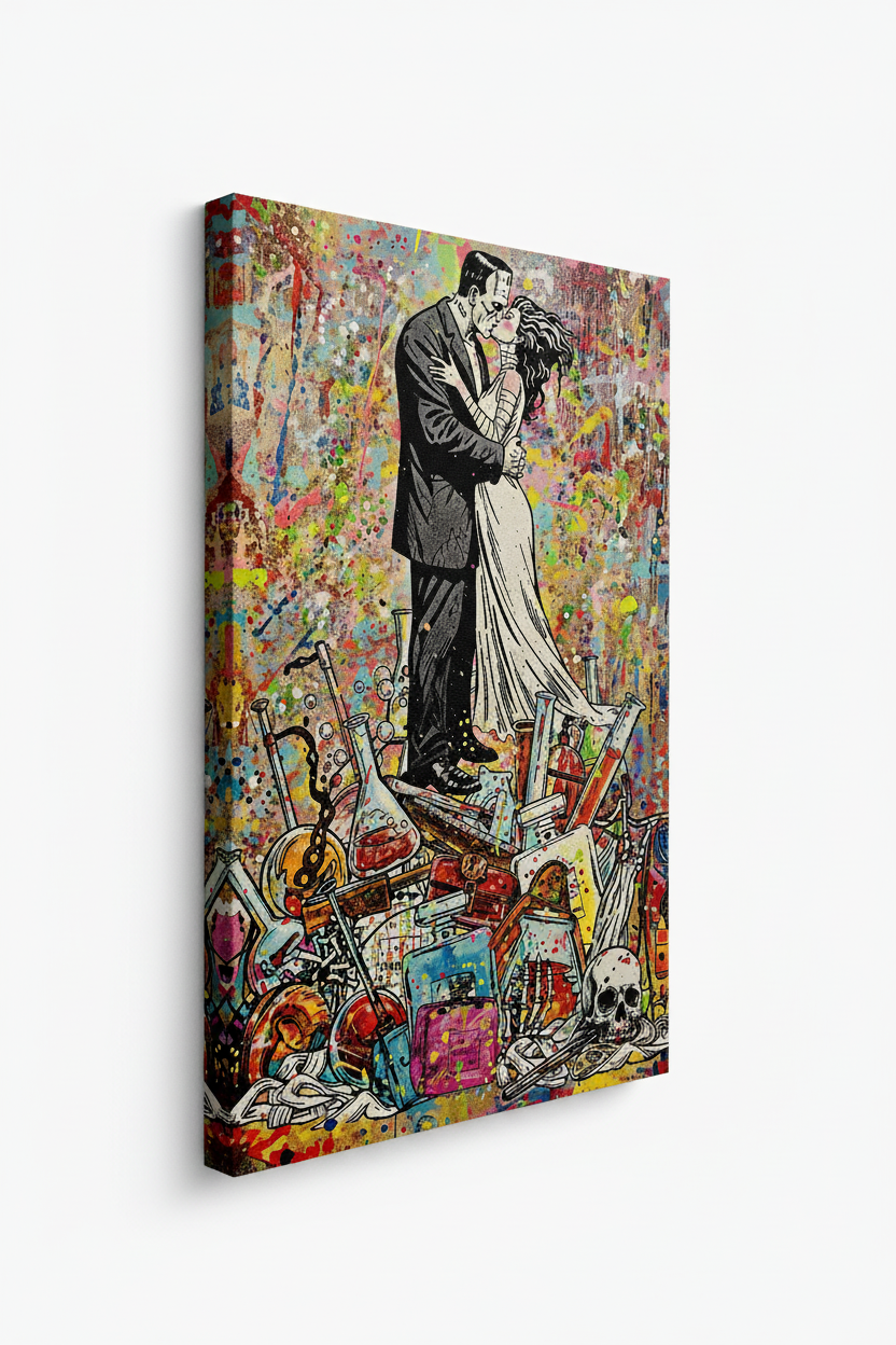 Monster Love Canvas Print