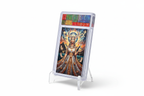 Egyptian Goddess acrylic card slab displayed on clear stand