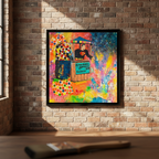 Kissing Booth Original Contemporary Art Painting by Mr. Clever Art