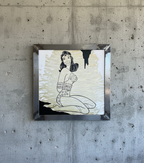 Super Woman Bondage Painting Original Hand-Painted Canvas