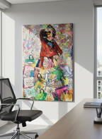 Love is for SuperSimps Original Contemporary Art Painting by Mr. Clever Art