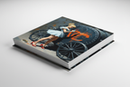 Stack of contemporary street art prints with Cinderella graffiti