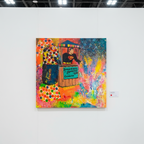 Kissing Booth Original Contemporary Art Painting by Mr. Clever Art