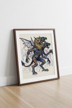 Lion Chimera — Floor Lean