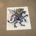 Lion Chimera — Real Paper Photo