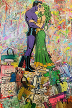 Love is for SuperSimps Original Contemporary Art Painting by Mr. Clever Art
