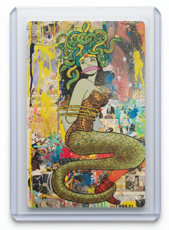 Medusa Mermaid Slabbed Card