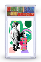 Painting apprentice in card slab