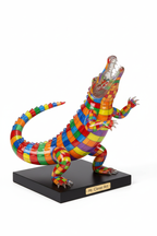 Rainbow Gator 3D Sculpture - Translucent