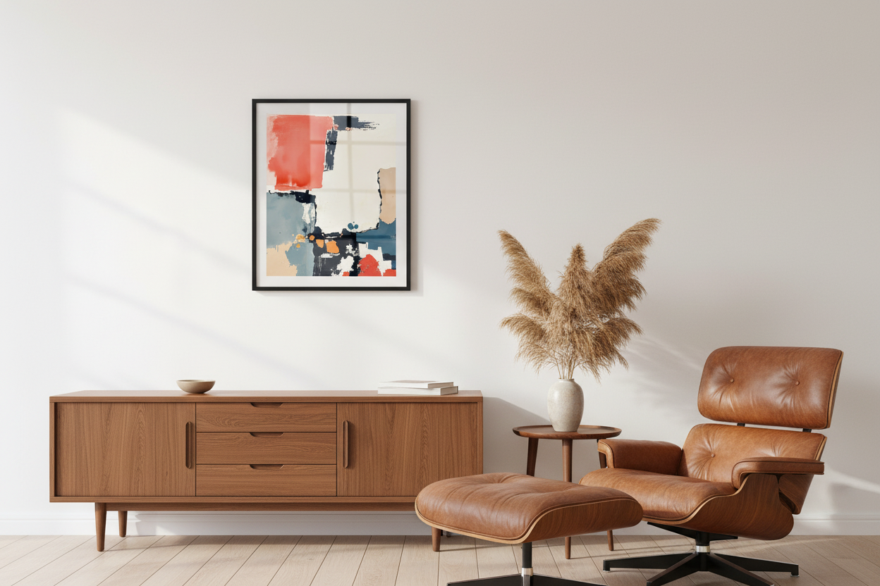 Room Display with Glass